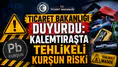 Ticaret Bakanlığı duyurdu: Kalemtıraşta tehlikeli kurşun riski