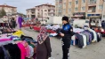 Kütahya'da Toplum Destekli Polislik ekiplerinden pazarcı esnafına bilgilendirme