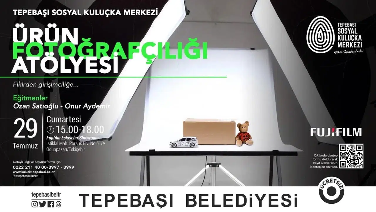 Eskişehir'de ‘Ürün Fotoğrafçılığı Atölyesi’ Düzenleniyor