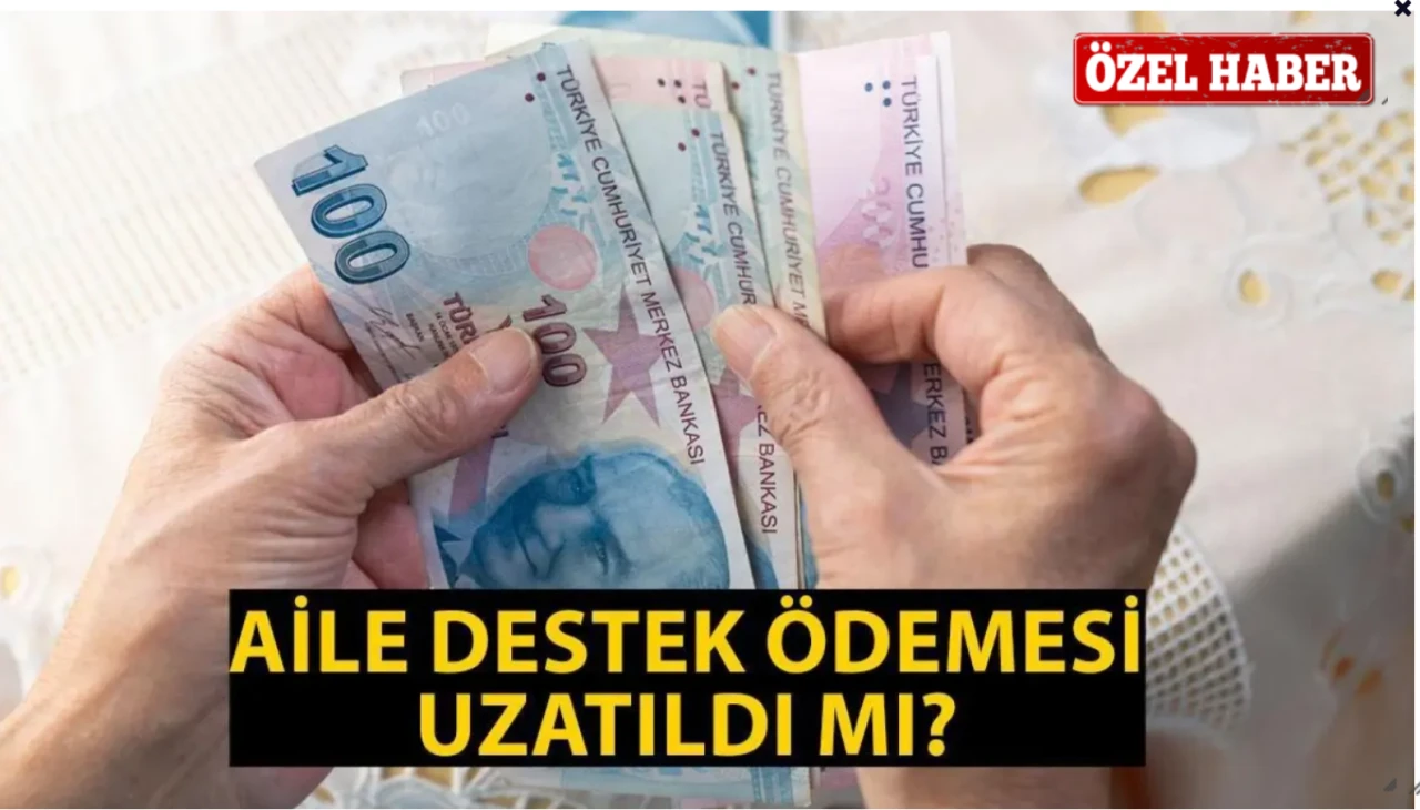 AİLE DESTEK ÖDEMESİ 2024 GÜNCEL DURUM: Uzatıldı mı, bitti mi? 2025'te devam edecek mi?