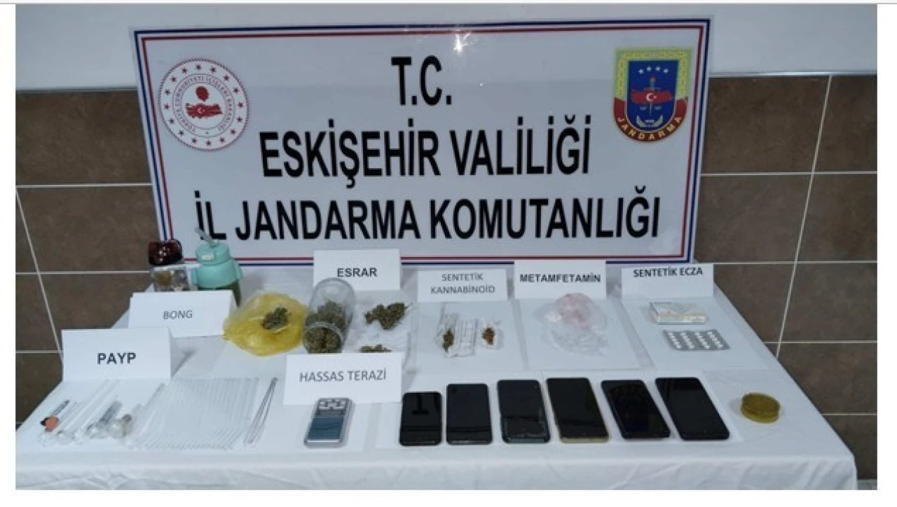 Çifteler ve Beylikova’da Uyuşturucu Operasyonu