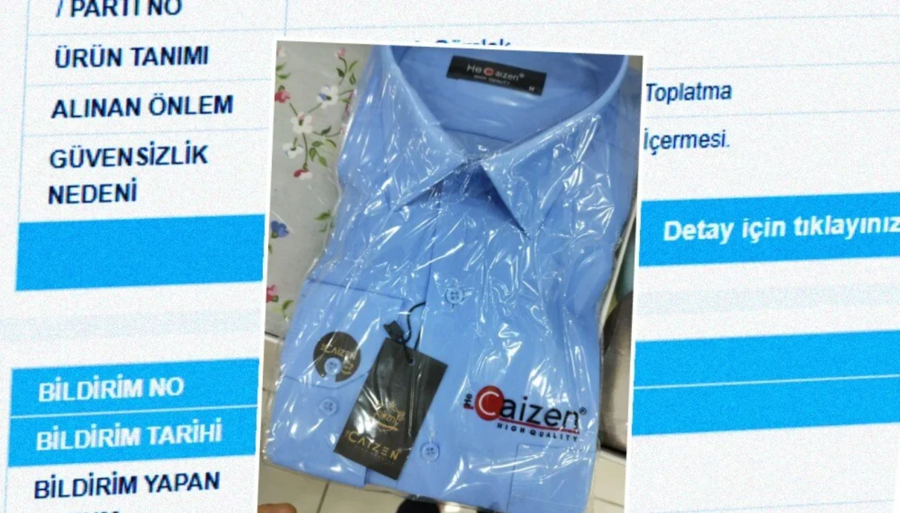 Ticaret Bakanlığı Uyardı: Bu Gömleği Giymeyin!