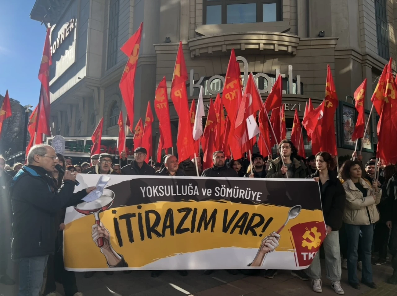 TKP’den ‘Yoksulluğa ve Sömürüye İtiraz’ Eylemi