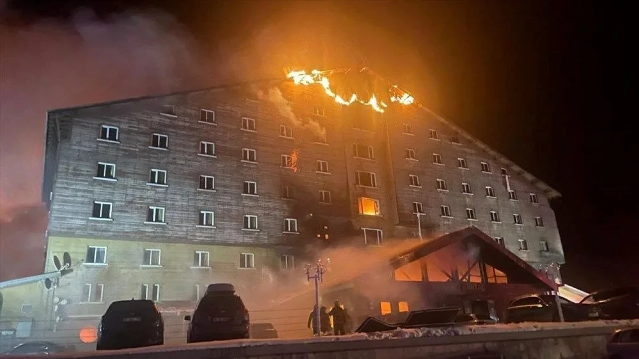 Bolu Kartalkaya'da 78 Kişiye Mezar Olan Otelden Tepki Çeken Mesaj!