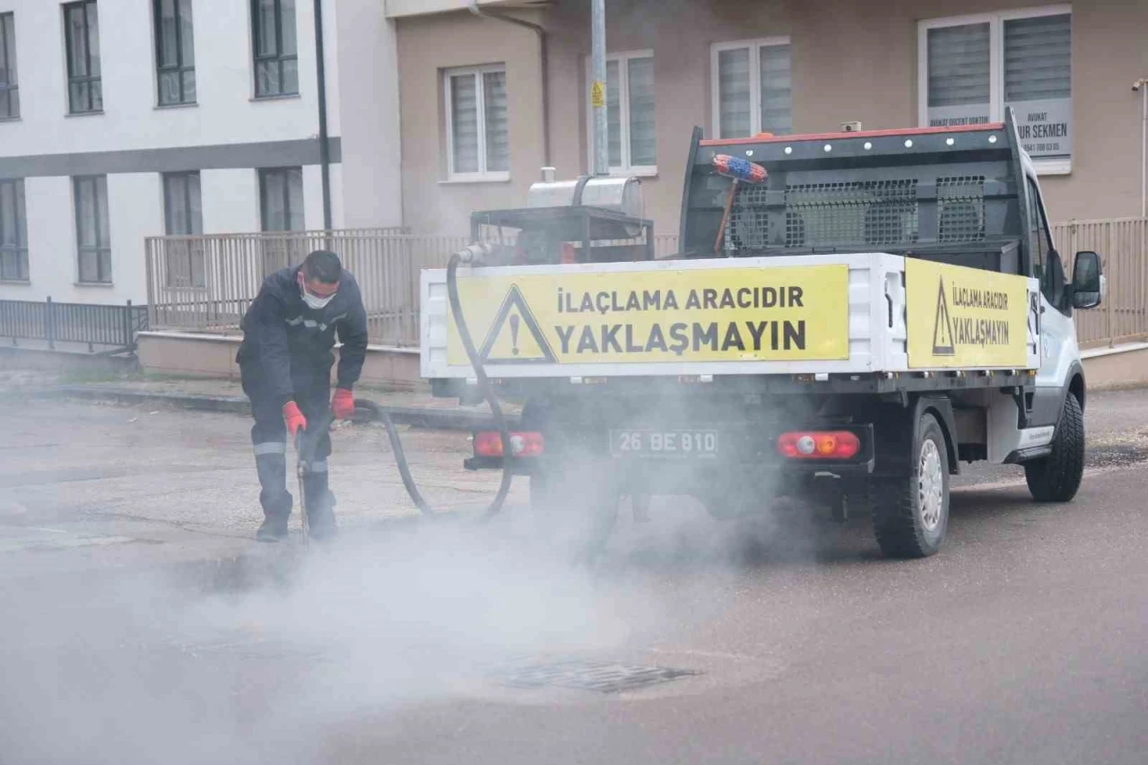 Odunpazarı’nda Rögar ve Kanalizasyonlarda Kışlak Mücadele