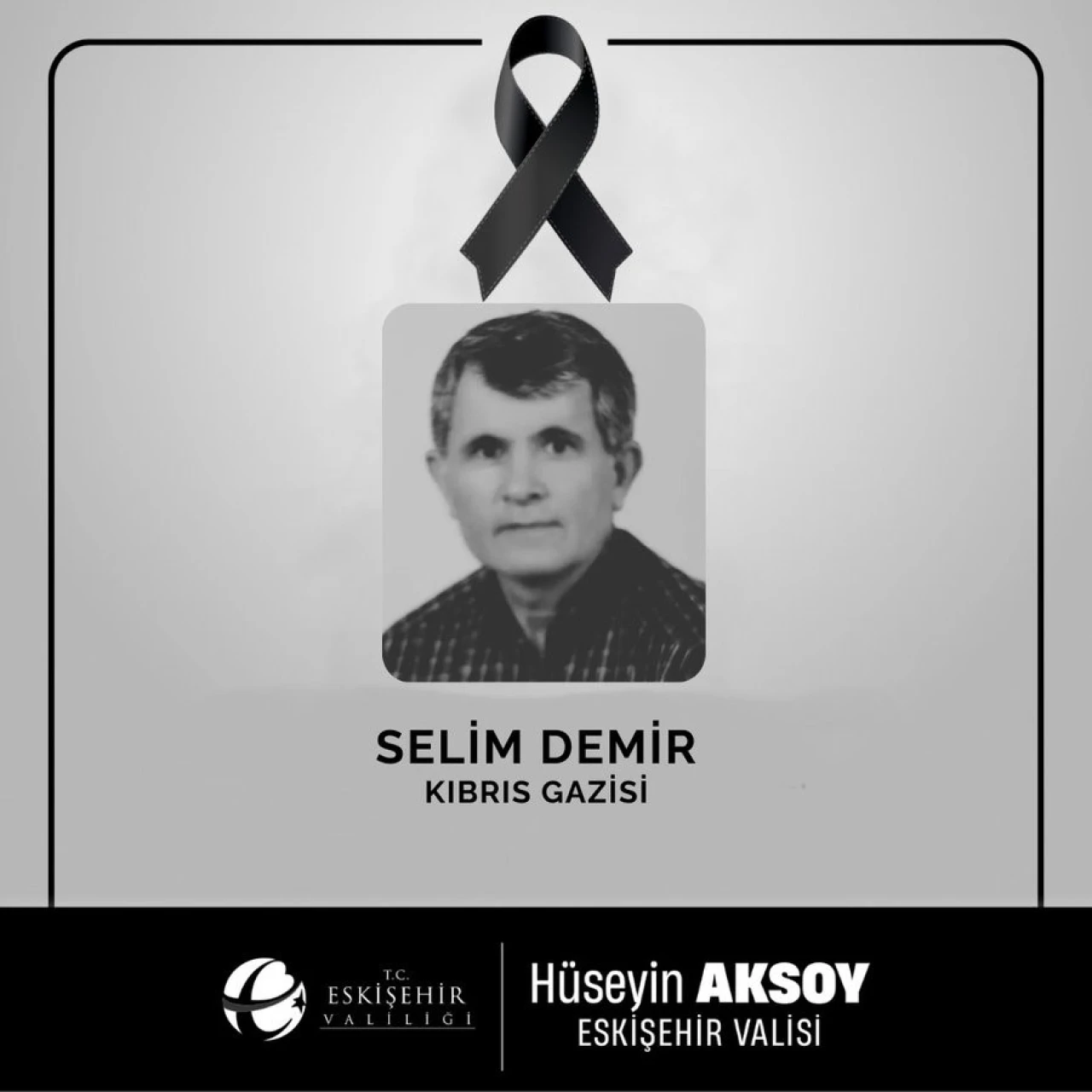 Vali Aksoy’dan Kıbrıs Gazisi İçin Taziye Mesajı