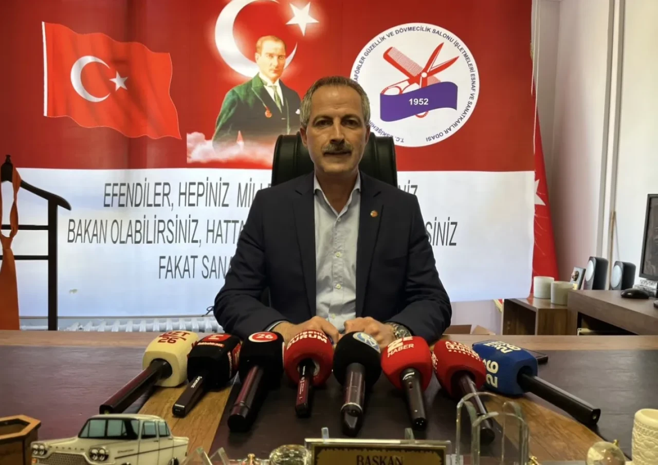 Berberler, Kuaförler Odası Başkanı Sarıkaya: “Çıraklarımız için devlet desteği geri verilmeli”
