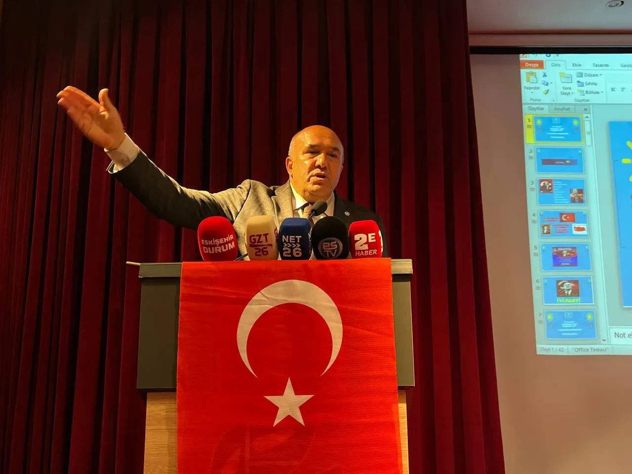 İYİ Parti Odunpazarı İlçe Başkanı Gürol Yer: “Siyaset kalanlarla yapılıyor”