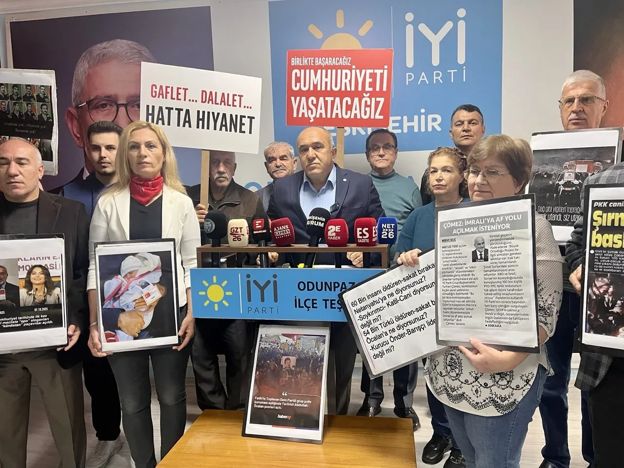 İYİ Parti Odunpazarı İlçe Başkanı Yer: “Bebek katiline Sayın demek ne demektir?”