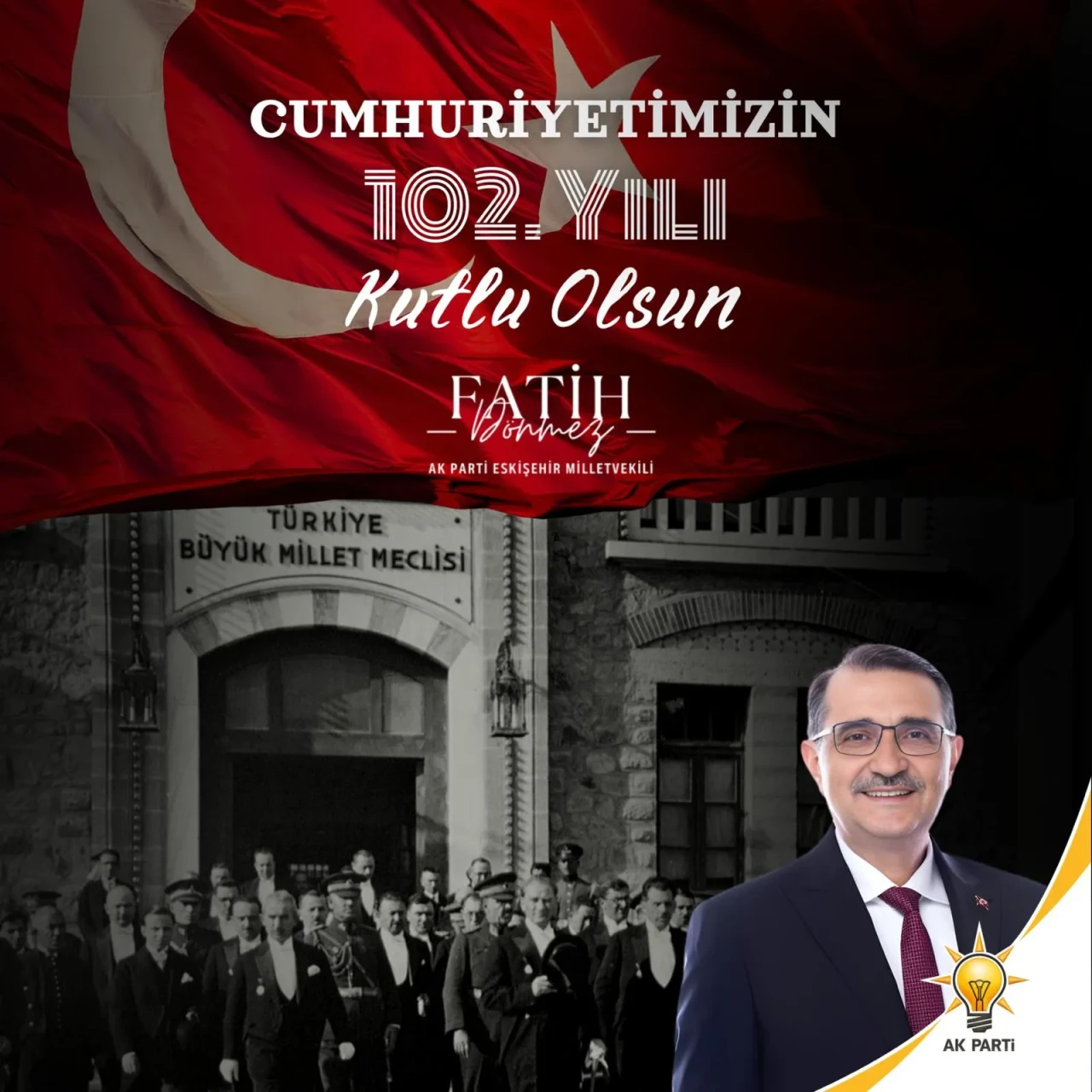 Fatih Dönmez’den 29 Ekim Mesajı: “Cumhuriyet, Milletimizin En Büyük Eseridir”
