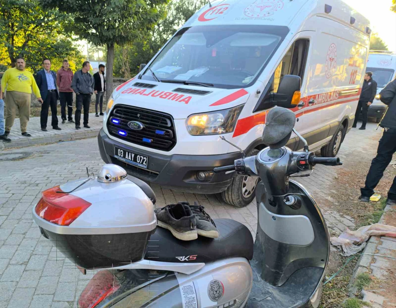 Afyon’da feci kaza! Motosiklet sürücüsü kurtarılamadı