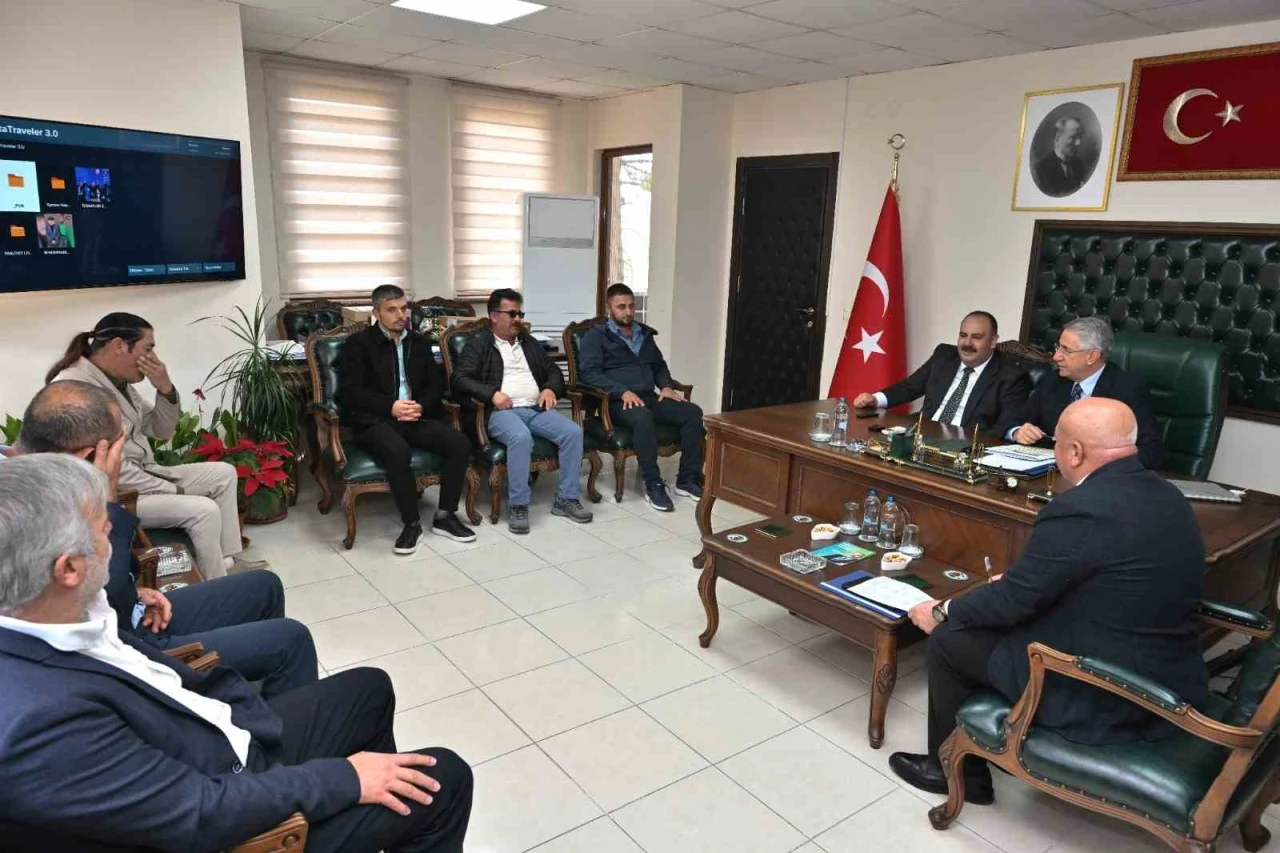 AK Parti yöneticisi Mücahit Yanılmaz, İnönü Belediyesi’ni ziyaret etti