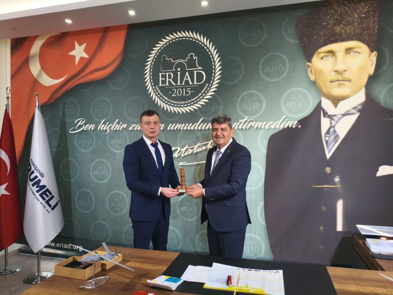 Bulgaristan’ın Stara Zagora Kenti’nden Gelen Heyet, ERİAD’ı Ziyaret Etti