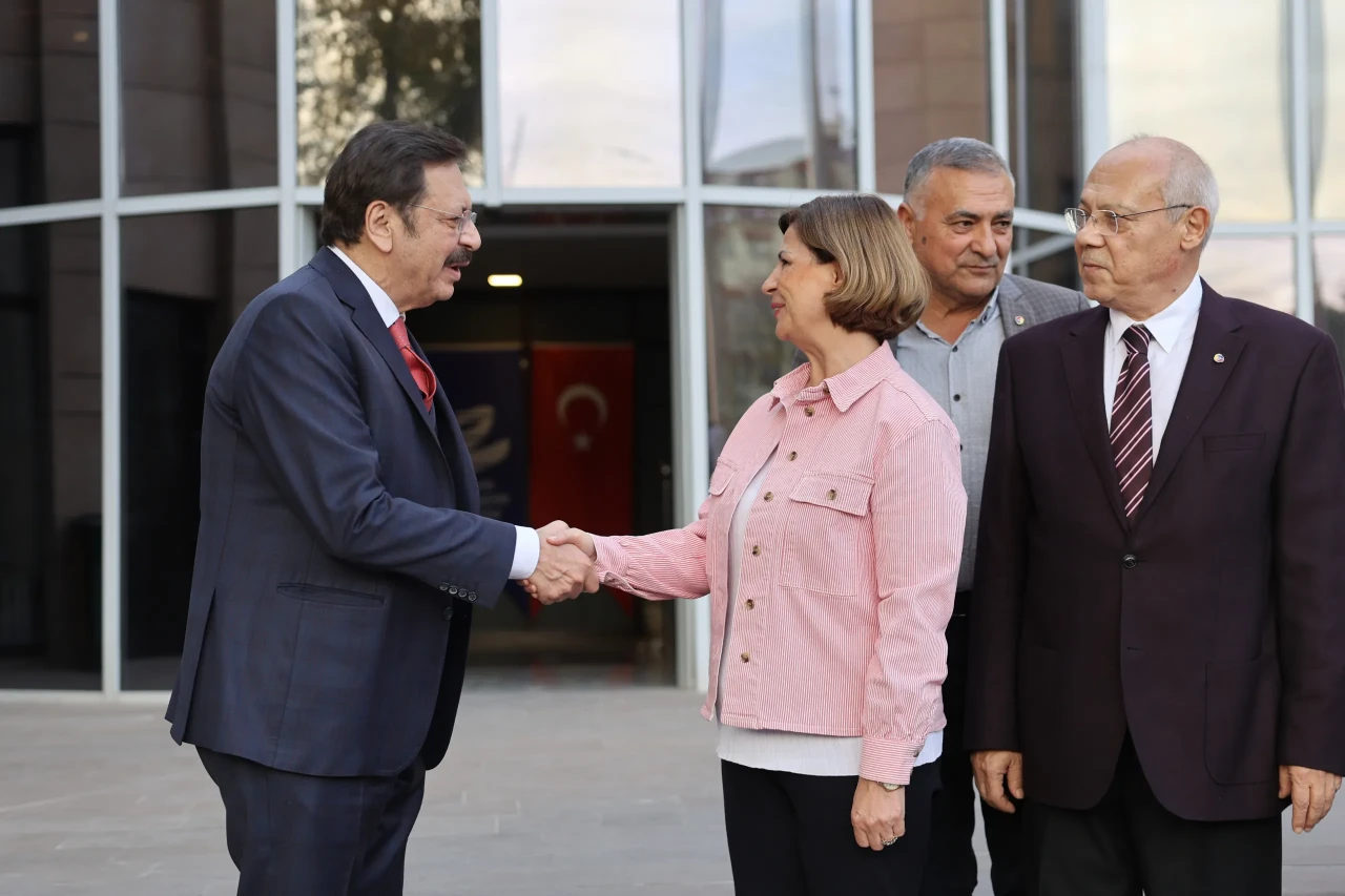 TOBB Başkanı Hisarcıklıoğlu’ndan Başkan Ünlüce’ye Ziyaret
