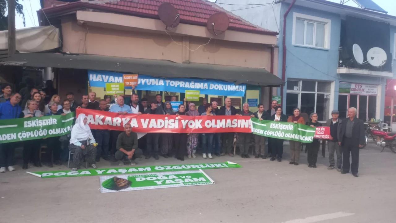 Mihalgazi’de Altın Madeni Projesine Tepki: “Havamıza, Suyumuza, Toprağımıza Dokunma!”