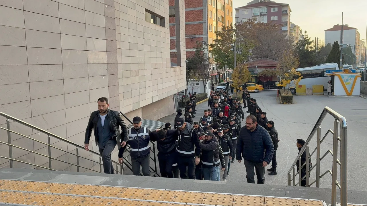 Eskişehir’de organize suç örgütüne operasyon: 31 şüpheliye işlem, 21 gözaltı