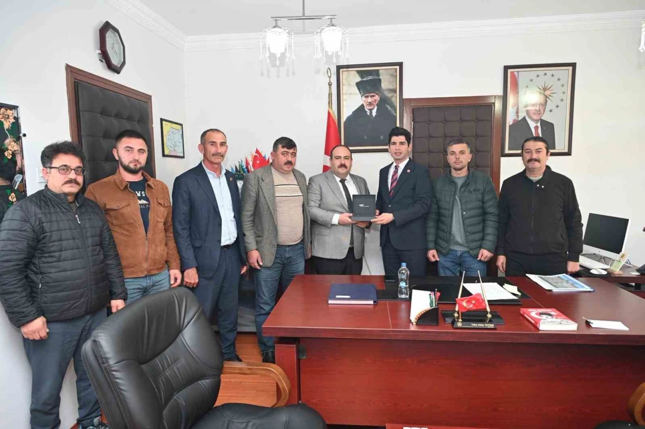 Başkan Hamamcı’dan İnönü Kaymakamı Teymür’e Hayırlı Olsun Ziyareti