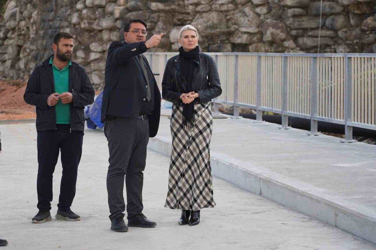 Melek Mızrak Subaşı, Hamsu Köprüsü Çalışmalarını Yerinde İnceledi