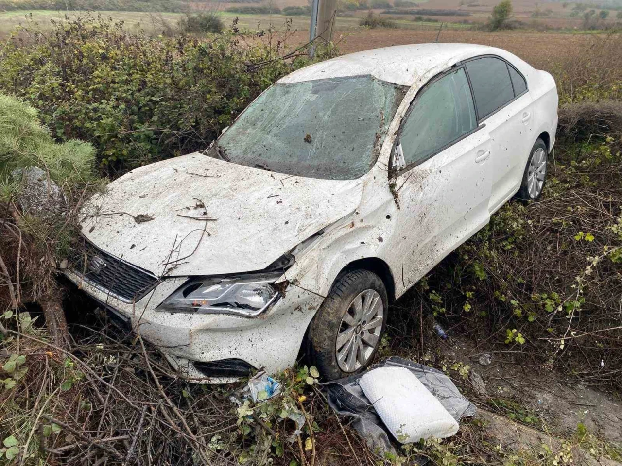 Osmaneli'de trafik kazası: 2 yaralı