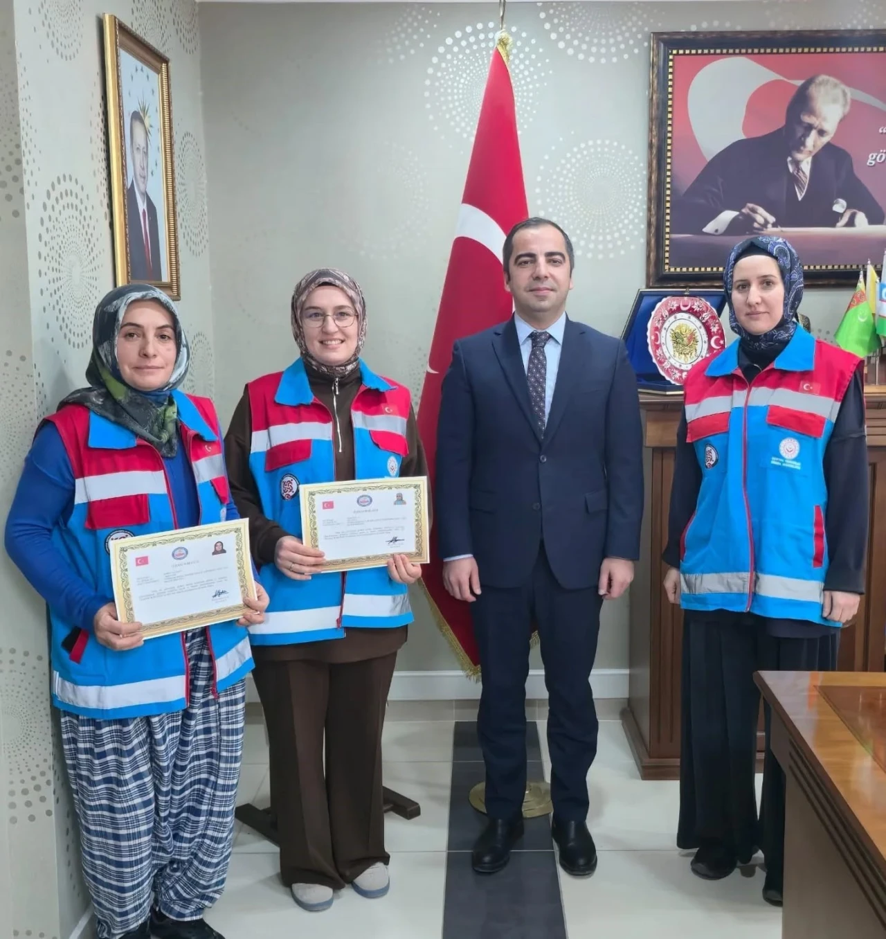 Bilecik’te “Vefa Projesi” ekibine teşekkür belgesi