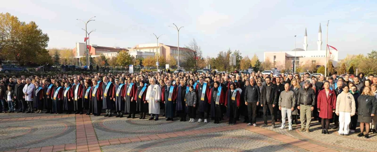 ESOGÜ, Mustafa Kemal Atatürk'ü ölümünün 87. yıl dönümünde andı