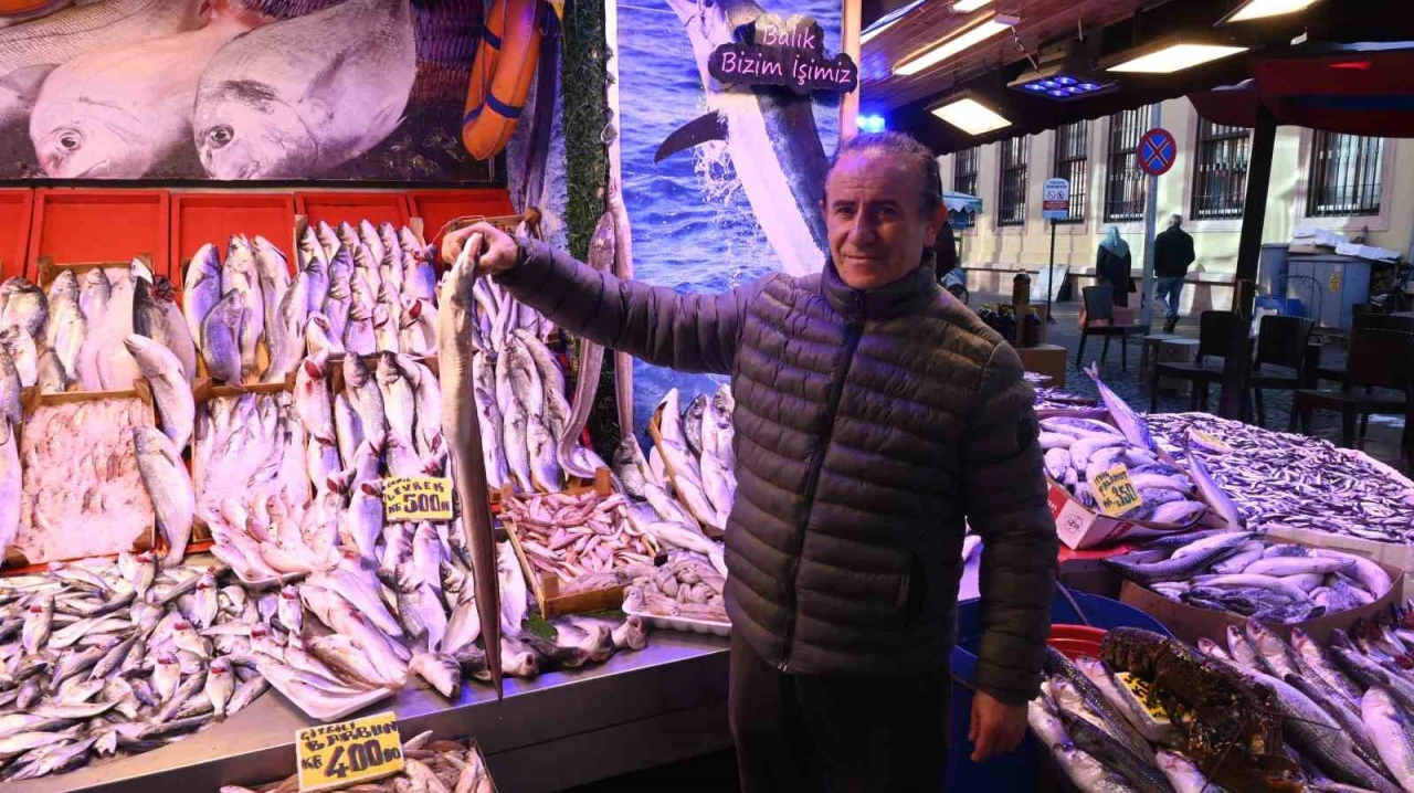 Yılan balığı balık tezgahlarında yerini aldı