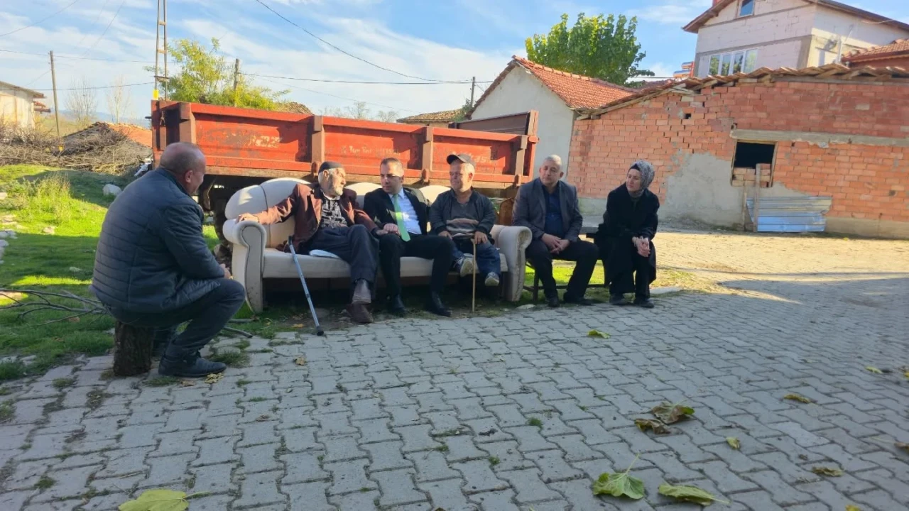 Kaymakam Uçar, Belkese Köyü’nde vatandaşları ziyaret etti