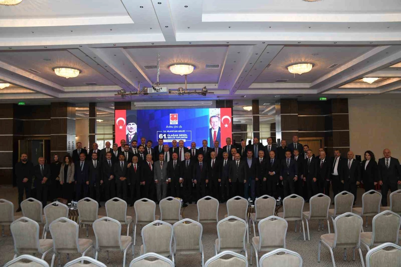 Bilecik Valisi Faik Oktay Sözer, Vilayetler Birliği 61. Genel Meclis Toplantısına katıldı