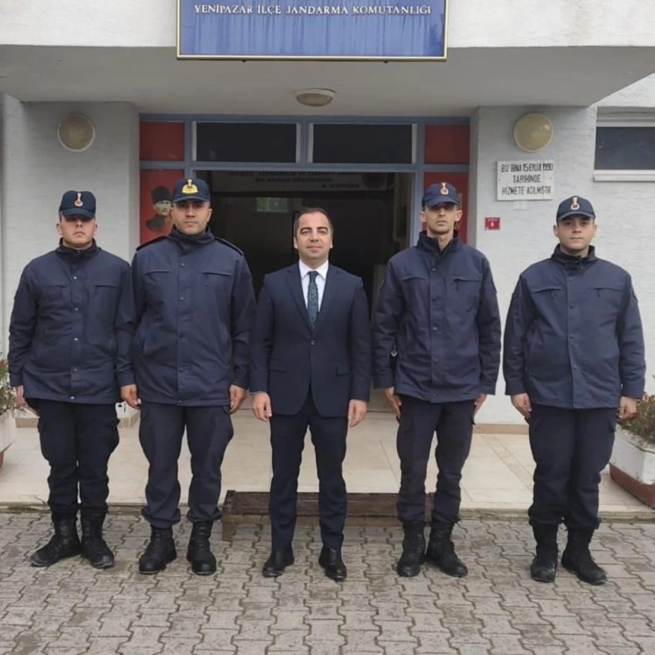 Yenipazar Kaymakamı İlçe Jandarma Komutanlığı'nı ziyaret etti