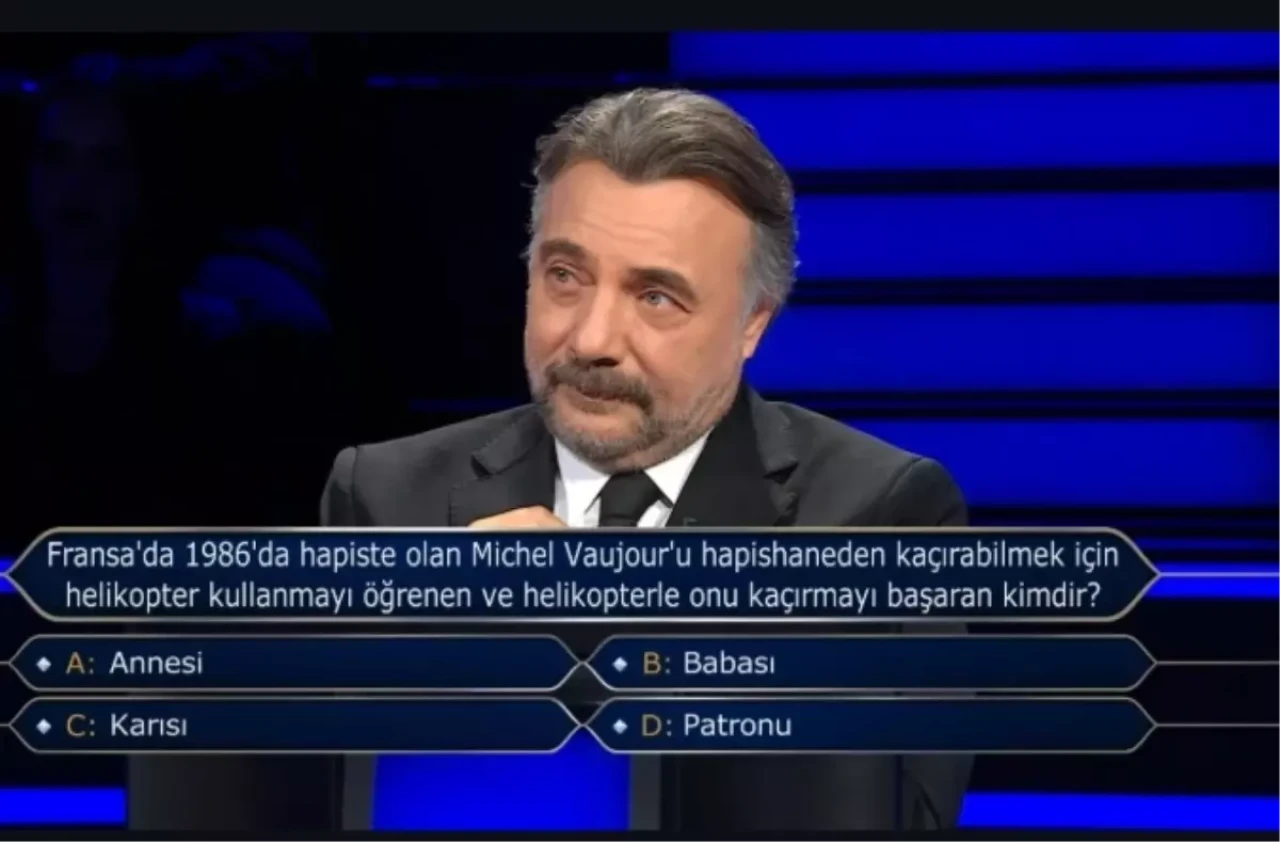 Fransa'da 1986'da hapiste olan Michel Vaujour'u hapishaneden kaçırabilmek için helikopter kullanmayı öğrenen ve helikopterle onu kaçırmayı başaran kim