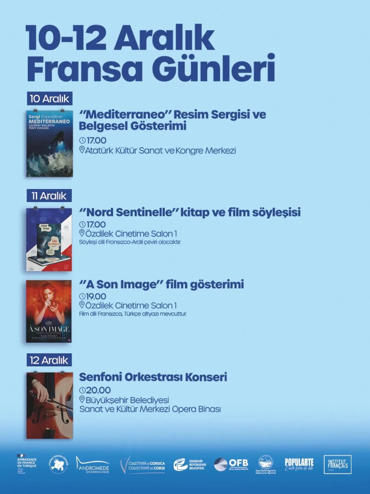 Eskişehir’de Fransa Günleri Başlıyor: Sergiler, Filmler ve Özel Konser Üç Gün Boyunca Şehre Renk Katacak