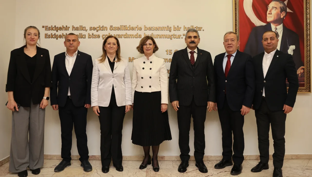 DİSK Yöneticileri Başkan Ünlüce ile Bir Araya Geldi