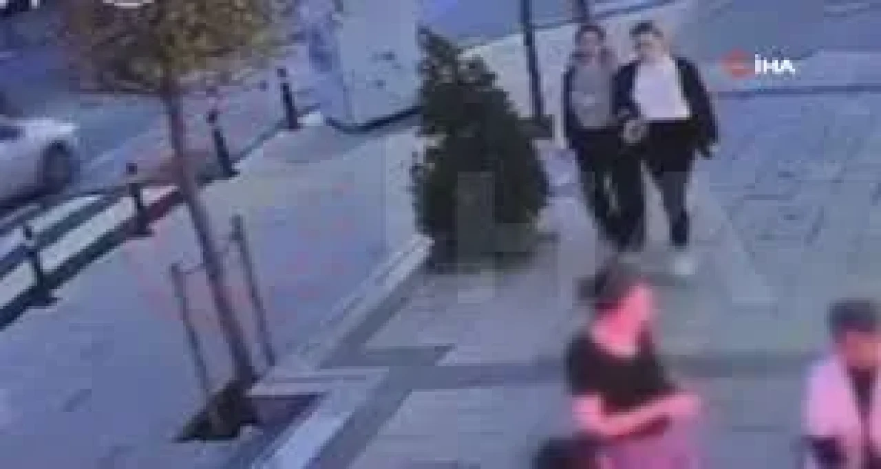 Güllü’nün düşme olayı sonrası dikkat çeken kayıt: Kızı ve arkadaşı kamerada