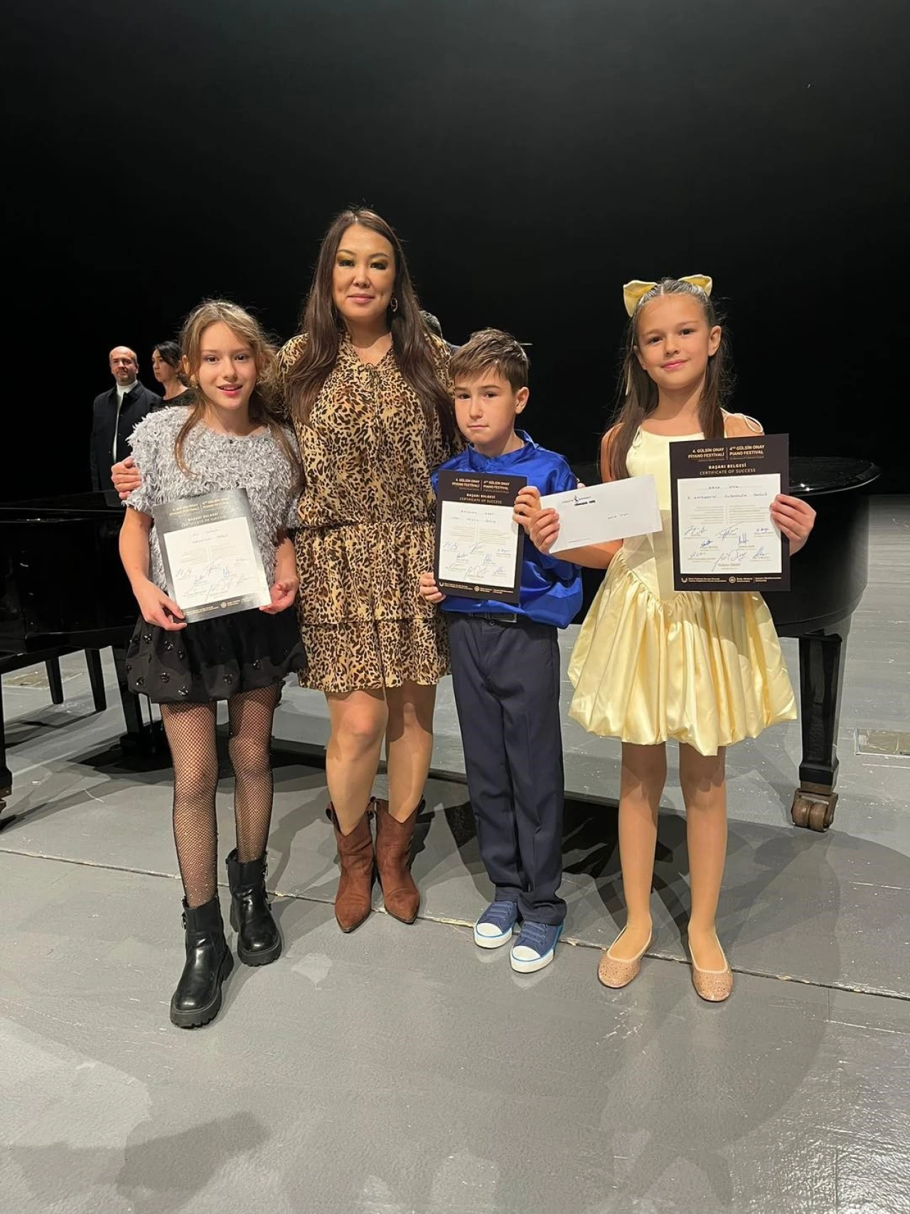 Bilecikli öğrenciler KKTC’deki piyano yarışmasından ödüllerle döndü