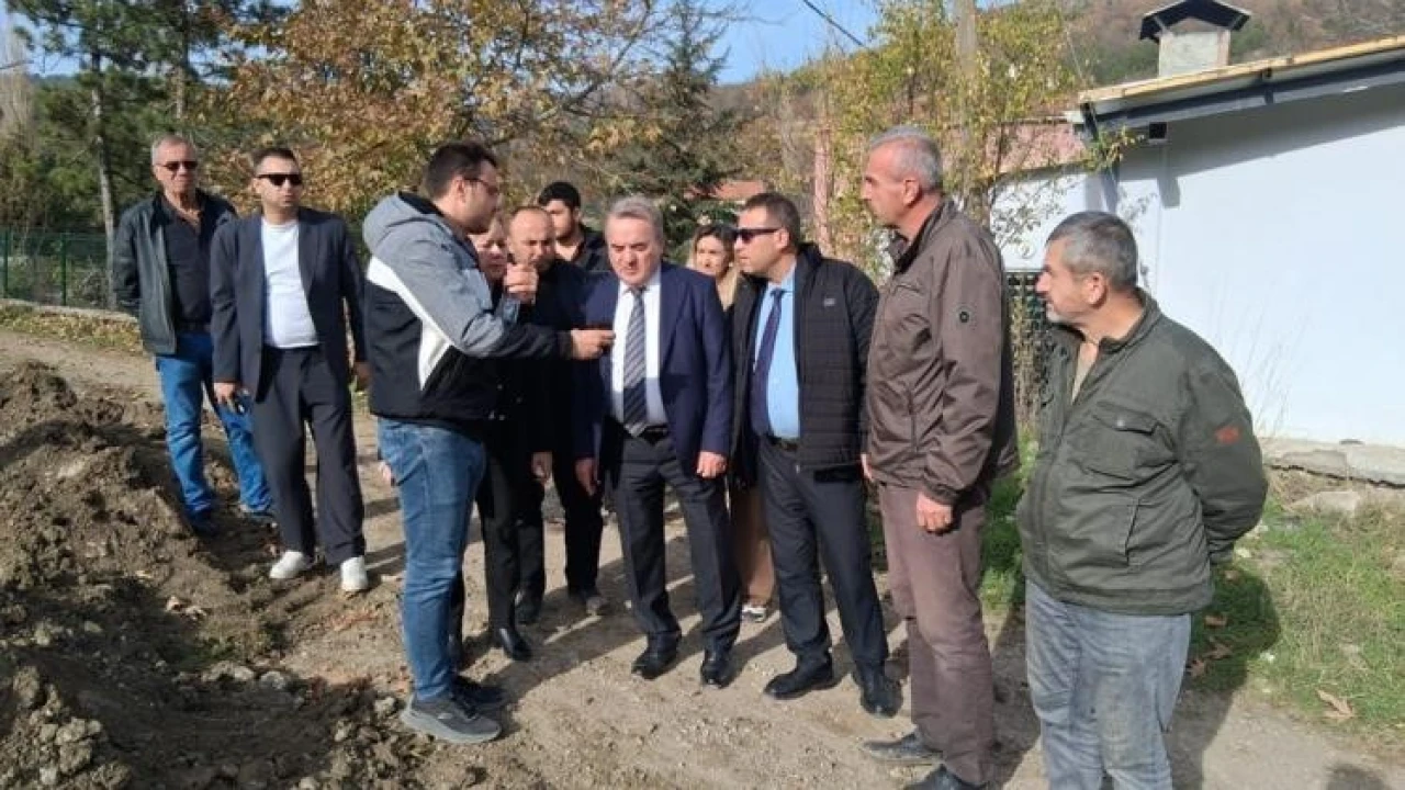 Kaymakam Öztürk, İçme Suyu Çalışmalarını Yerinde İnceledi