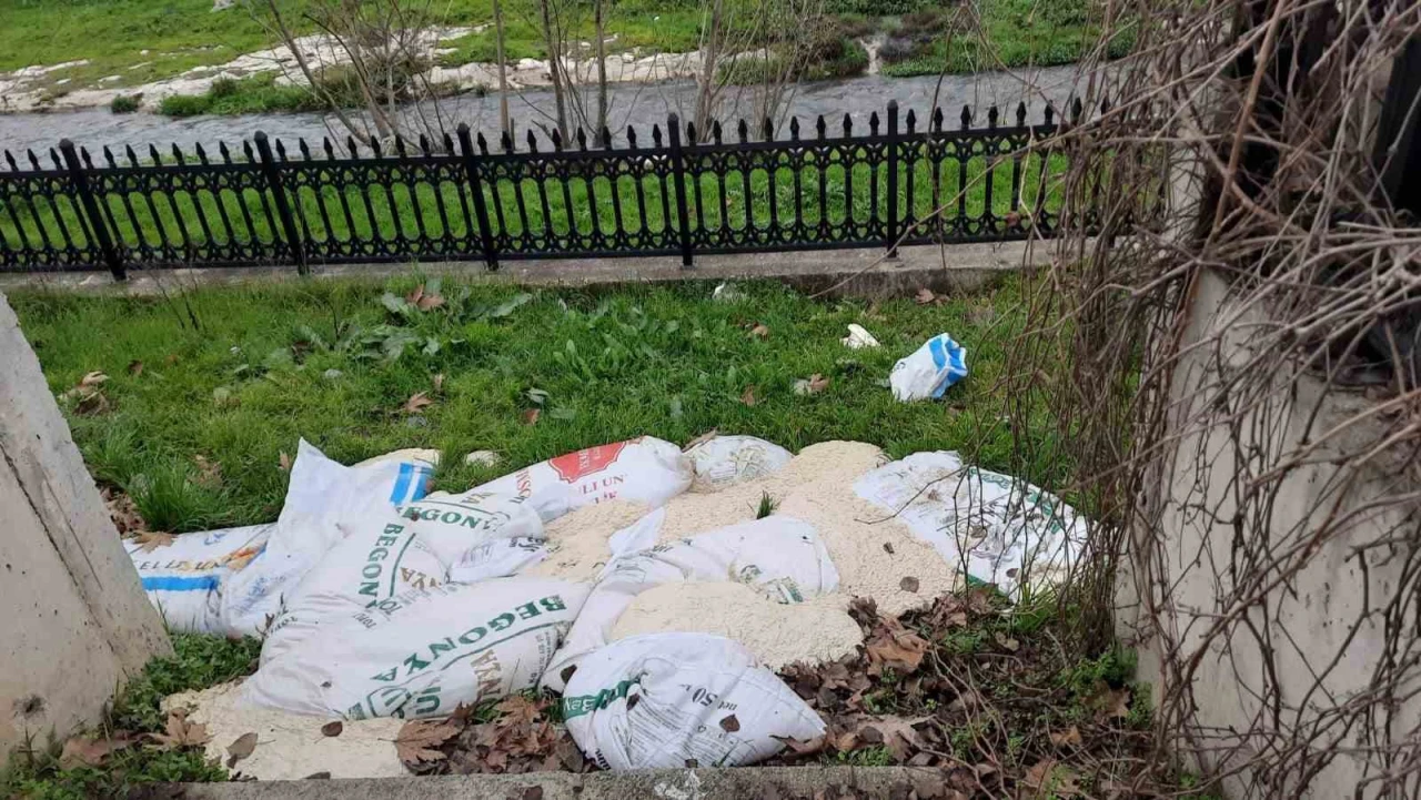 Bilecik’te Pes Dedirten Görüntü: Yol Kenarına Ekmek Hamuru Atıldı