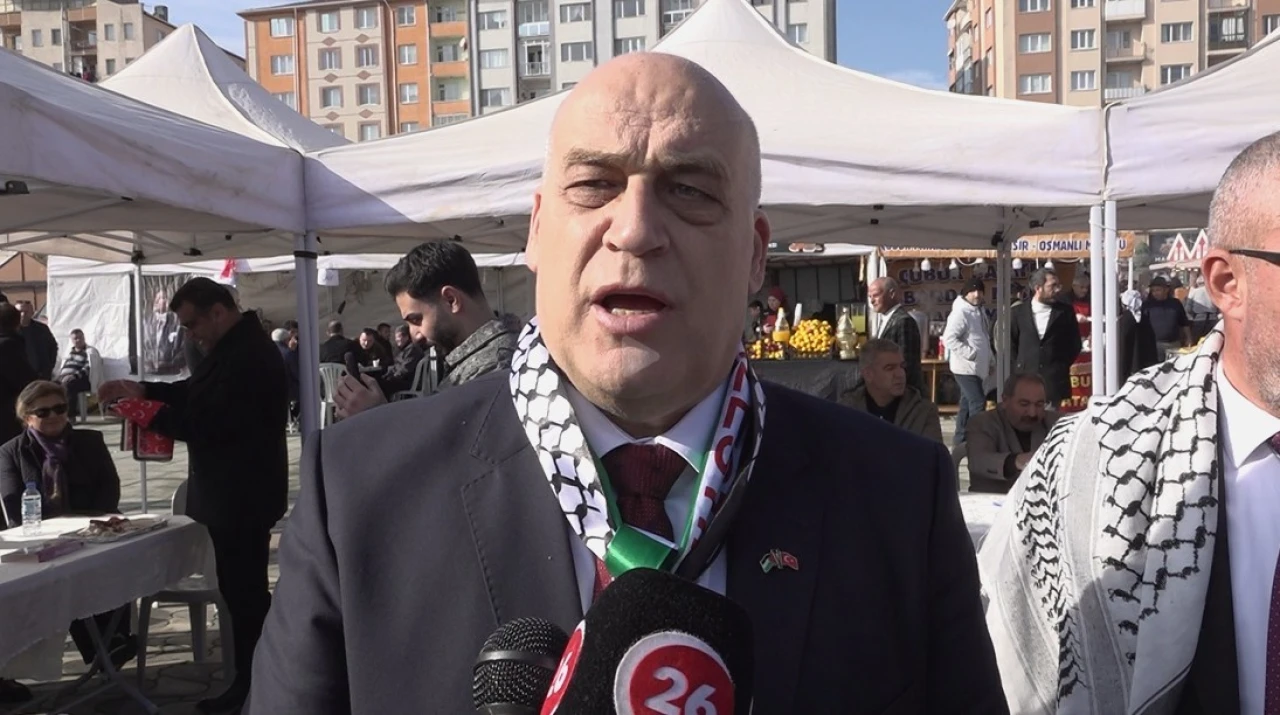 Eskişehir’de Filistin’e destek panayırı: Büyükelçi Nasri Abu Jaish’ten “soykırım sürüyor” mesajı