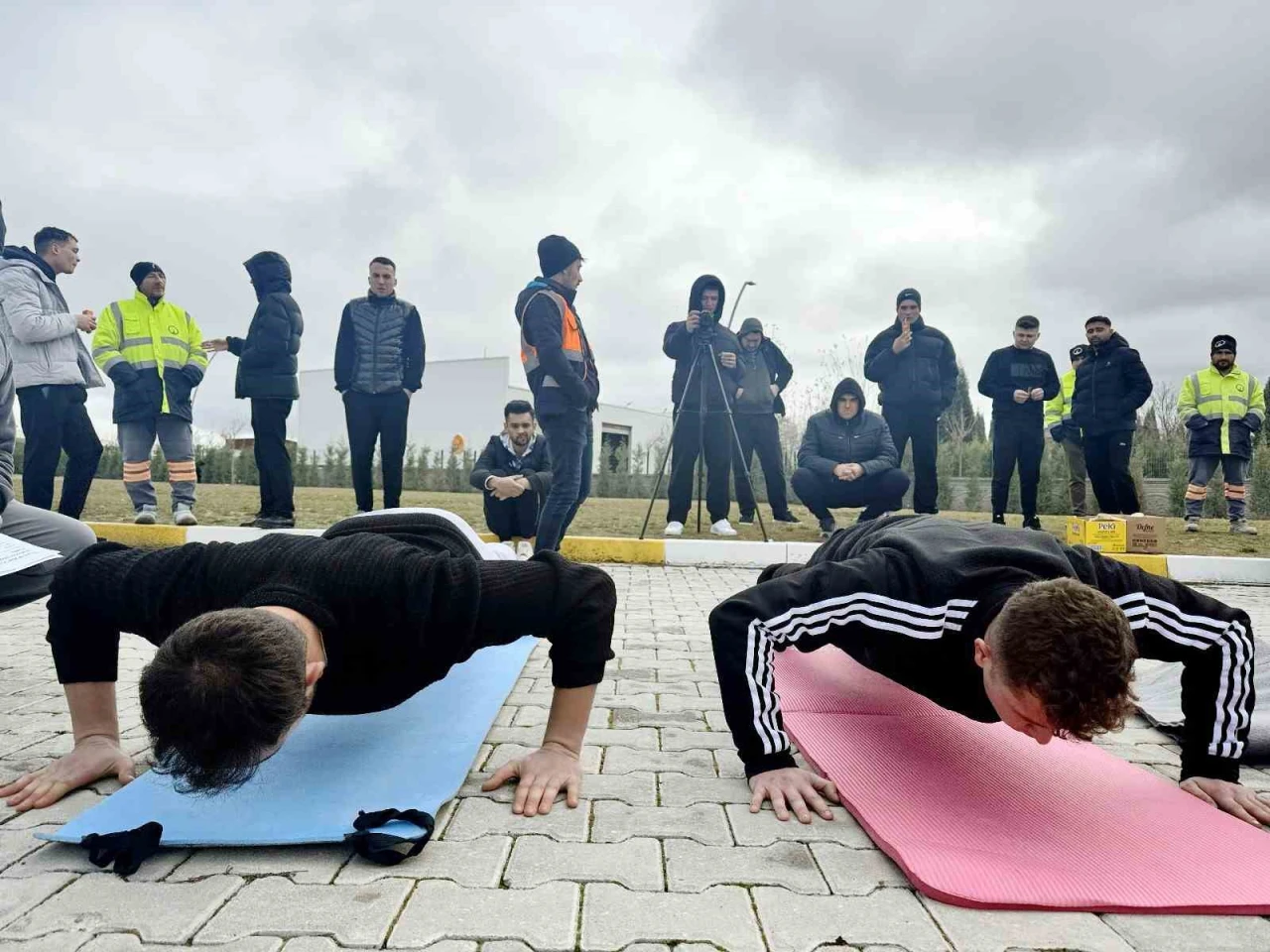 Kütahya OSB’nin Yeni İtfaiye Teşkilatında Parkur Heyecanı
