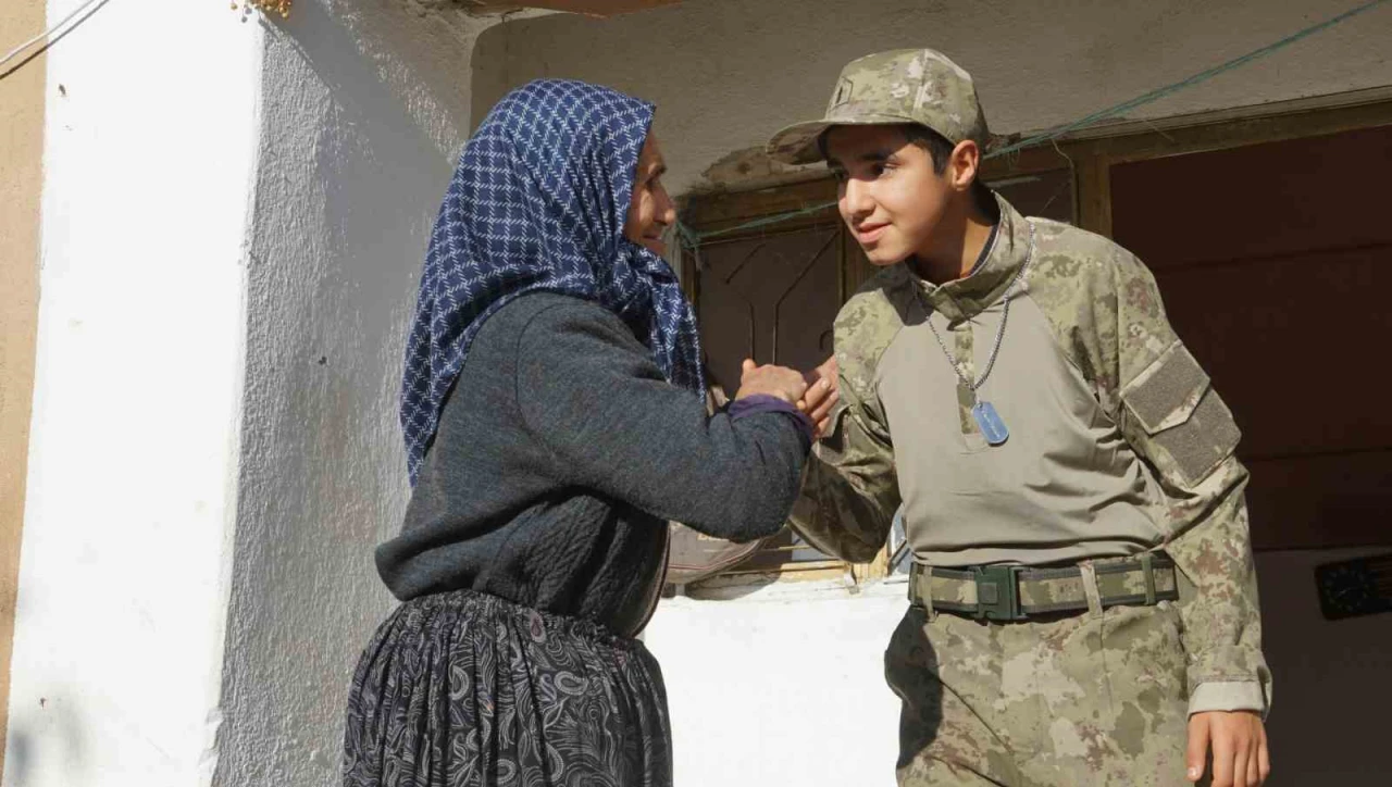 Otizmli Cafer’in asker olma hayali Şuhut’ta gerçek oldu