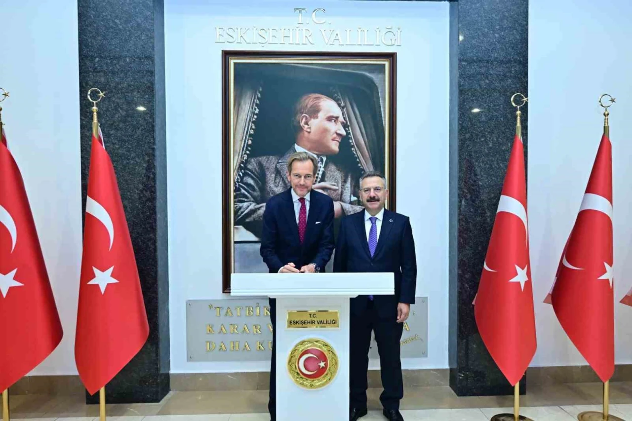 Vali Aksoy Belçika Büyükelçisini ağırladı