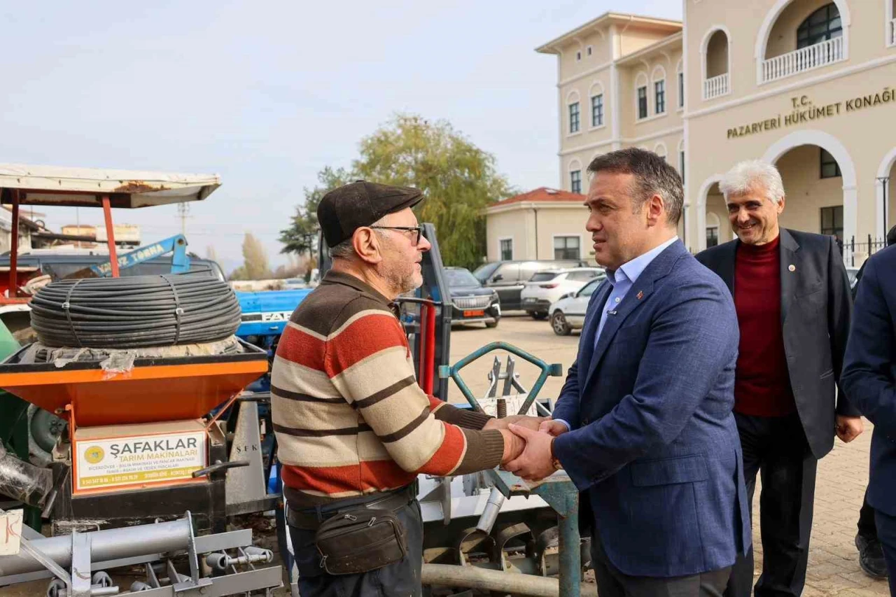 Bilecik Valisi Sözer, Pazaryeri Küçük Sanayi Sitesi’nde esnafla buluştu