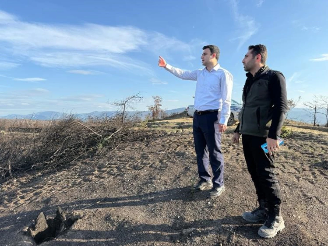 Osmaneli’nde orman yangınlarından etkilenen alanlar yeniden yeşilleniyor