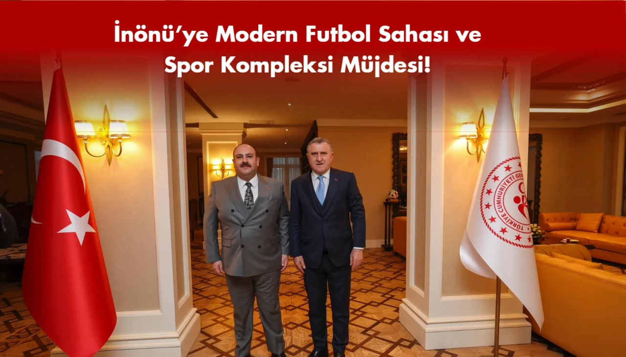 İnönü’ye Modern Futbol Sahası ve Spor Kompleksi Müjdesi!