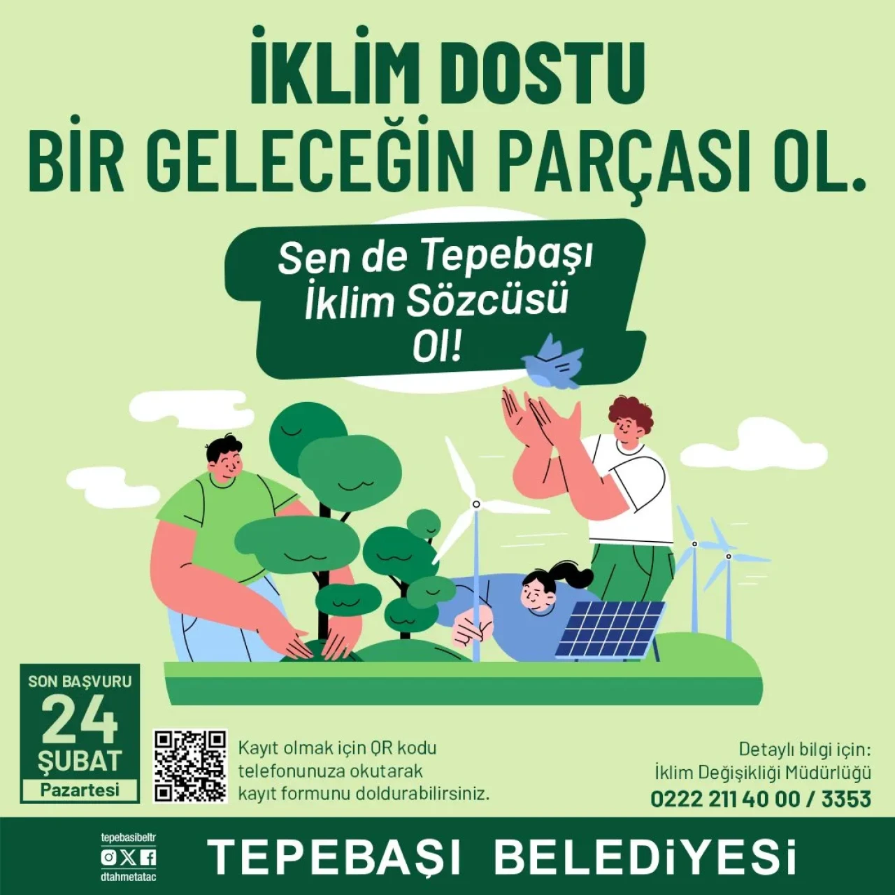 Tepebaşı Belediyesi İklim Krizine Karşı Halkı Mücadeleye Davet Ediyor!