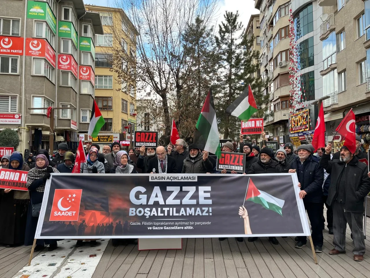 Saadet Partisi’nden Sert Tepki: ‘Gazze Gazzelilerindir!’