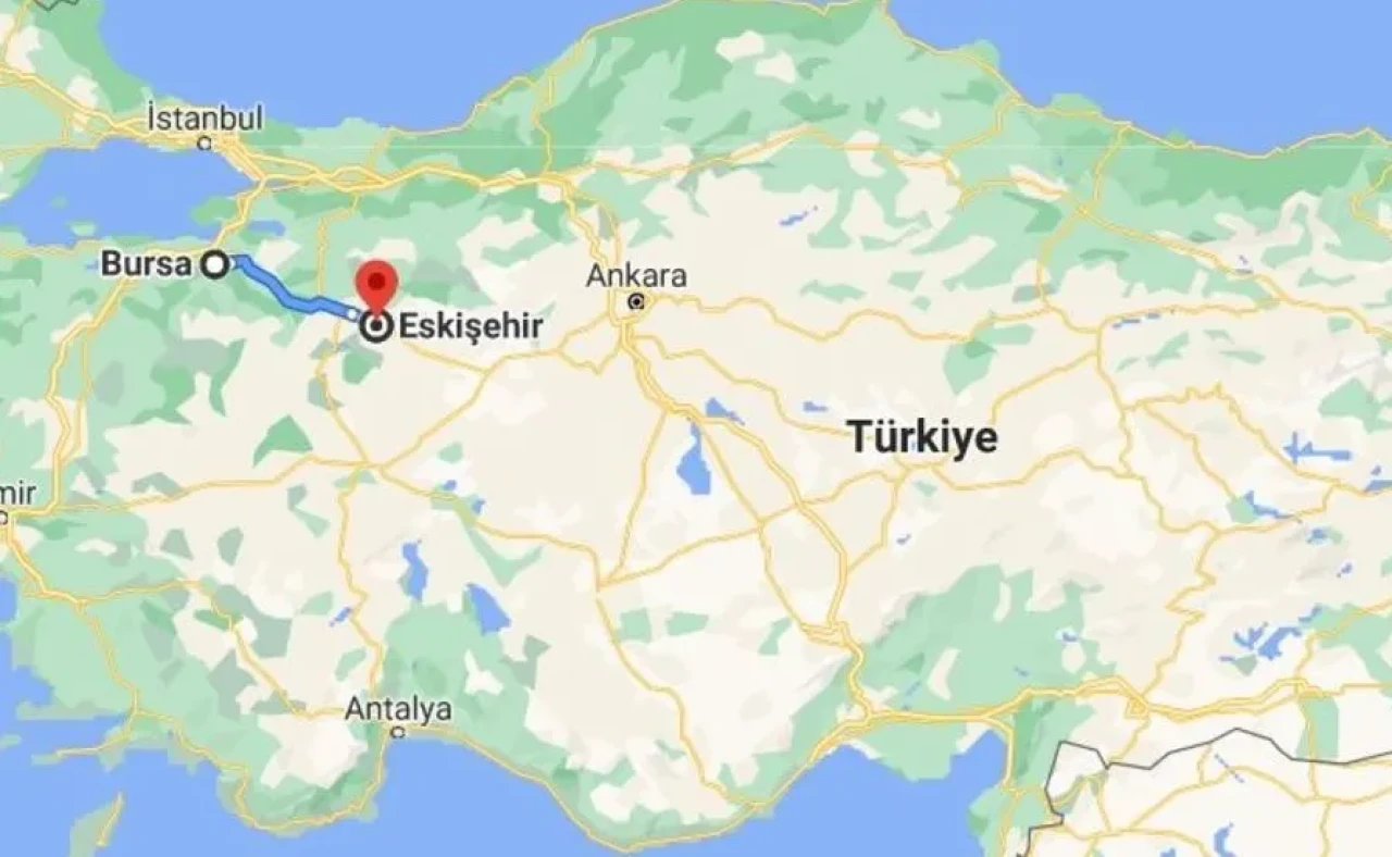 Eskişehir - Bursa Arası Kaç KM? Otobüsle ve Hızlı Trenle Kaç Saat?