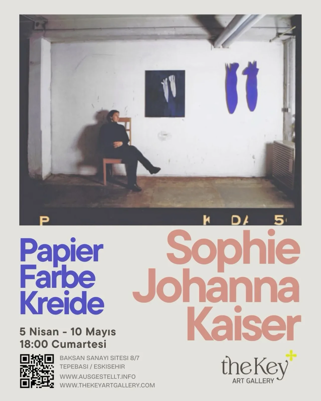 Sophie Johanna Kaiser’in "Papier, Farbe, Kreide" Sergisi Eskişehir’de