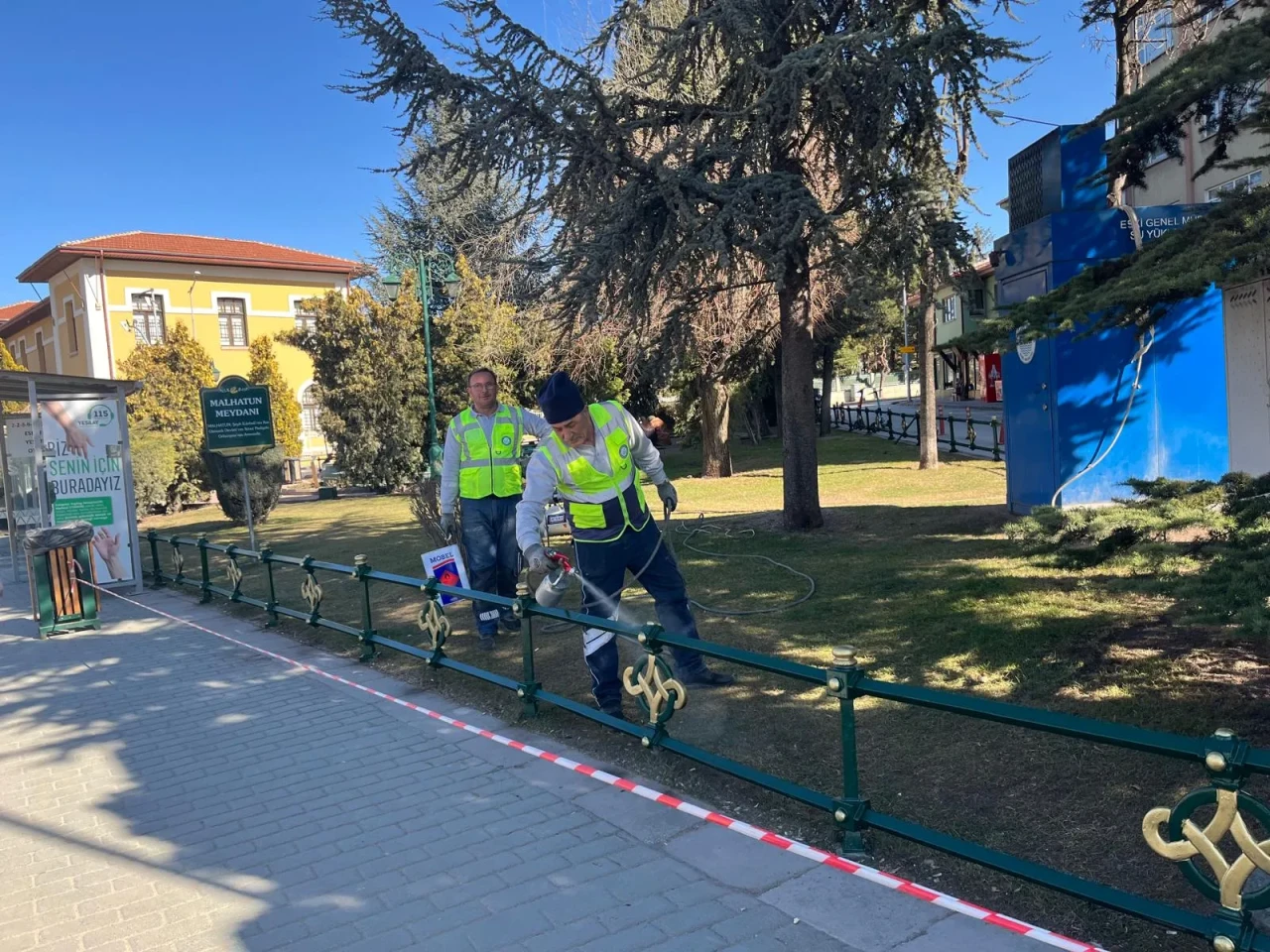 Odunpazarı'nda bahar hazırlığı! O alanlar yenileniyor