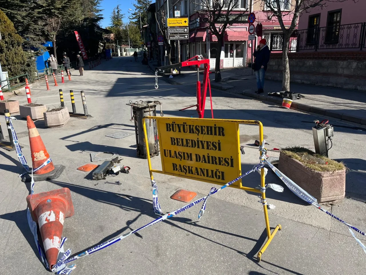 Odunpazarı’nda Yol Çalışması