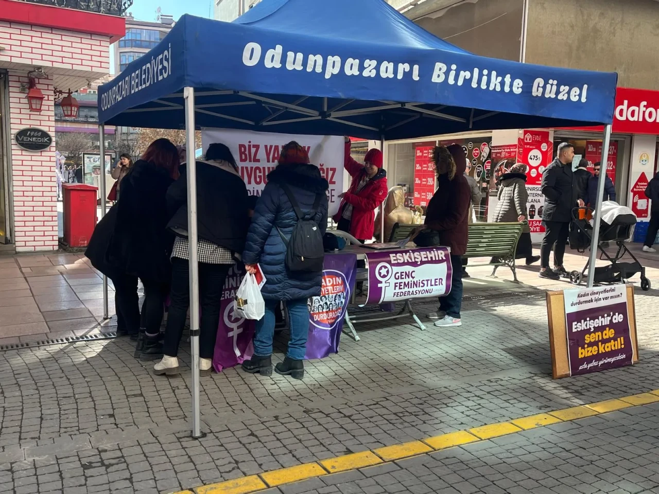 Kadın hakları savunucuları 8 Mart öncesi Eskişehir’de buluştu